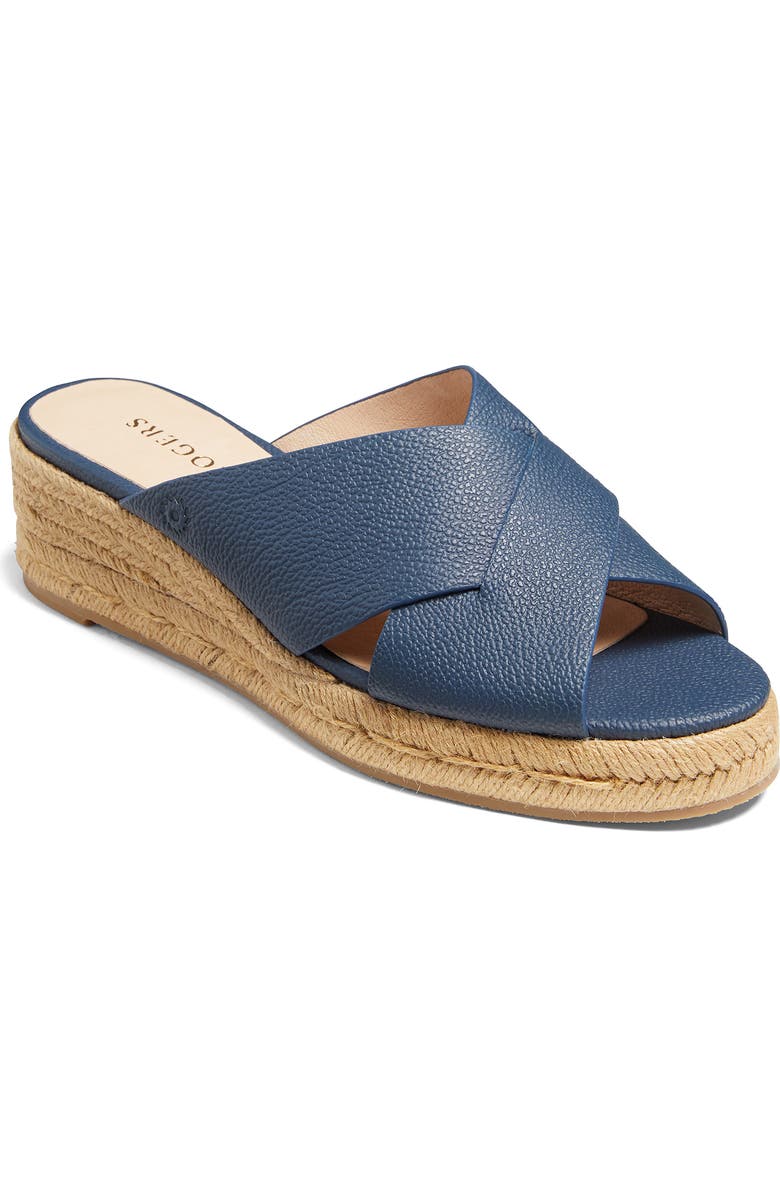 Jack Rogers Sloan Slotted Cork Espadrille Wedge Sandal, Main, color,