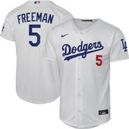 Nike Youth Nike Freddie Freeman White Los Angeles Dodgers Home Stadium Jersey