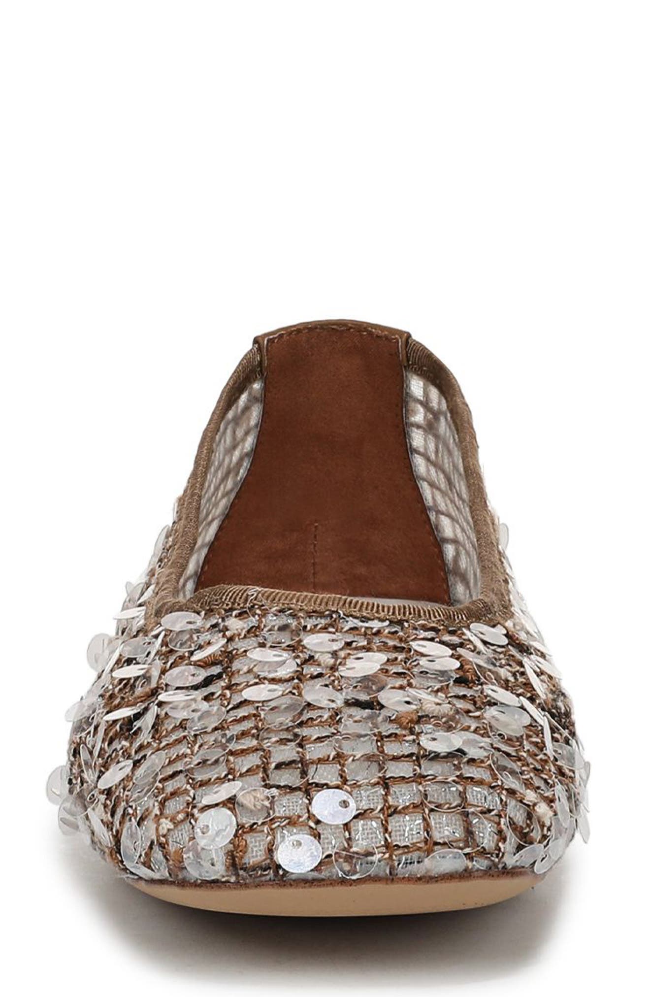 Flexa Winley Ballet Flat, Alternate, color, BROWN