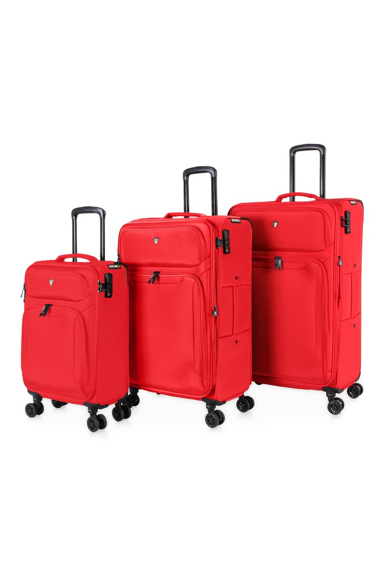 Superiore 3-Piece Luggage Set, Main, color, RED