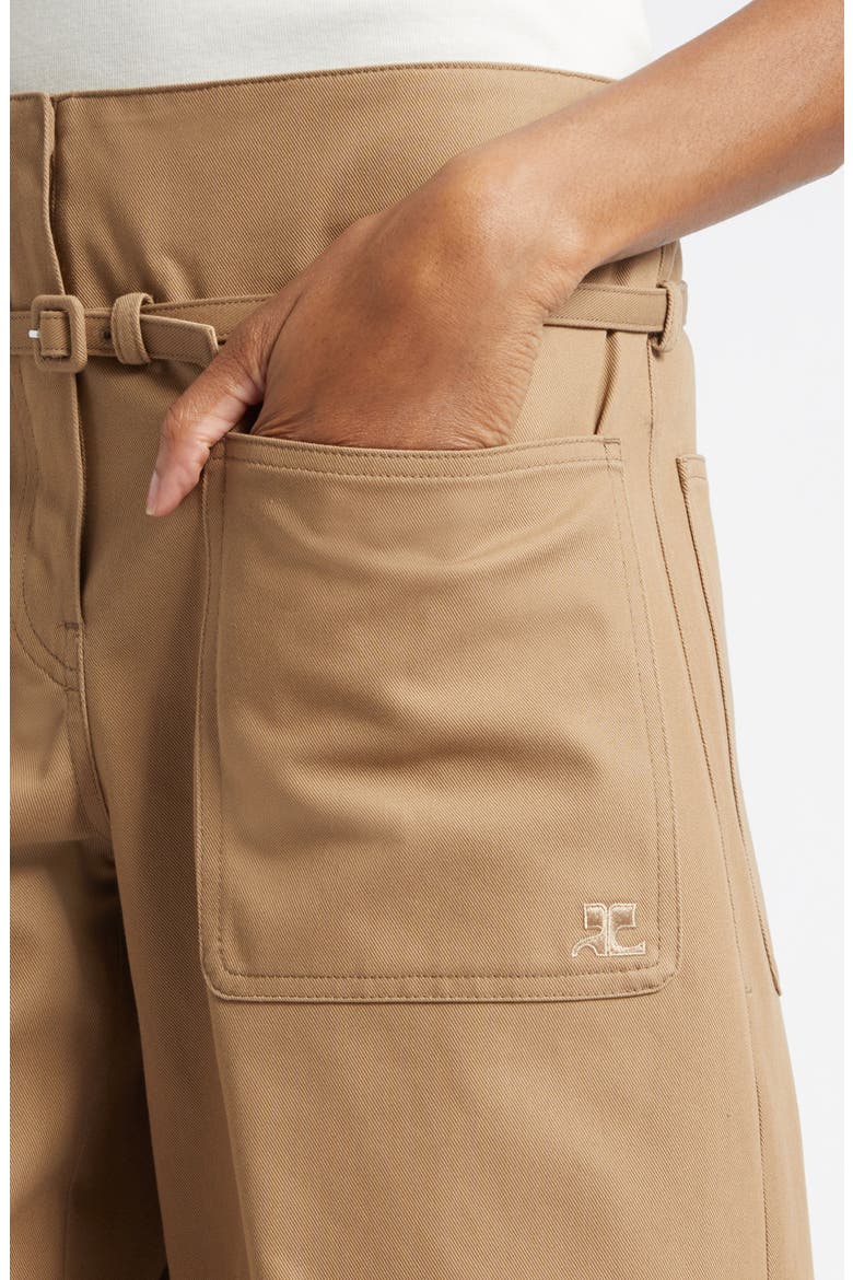 Cotton Canvas Back Panel Bermuda Shorts, Alternate, color, DARK SAND