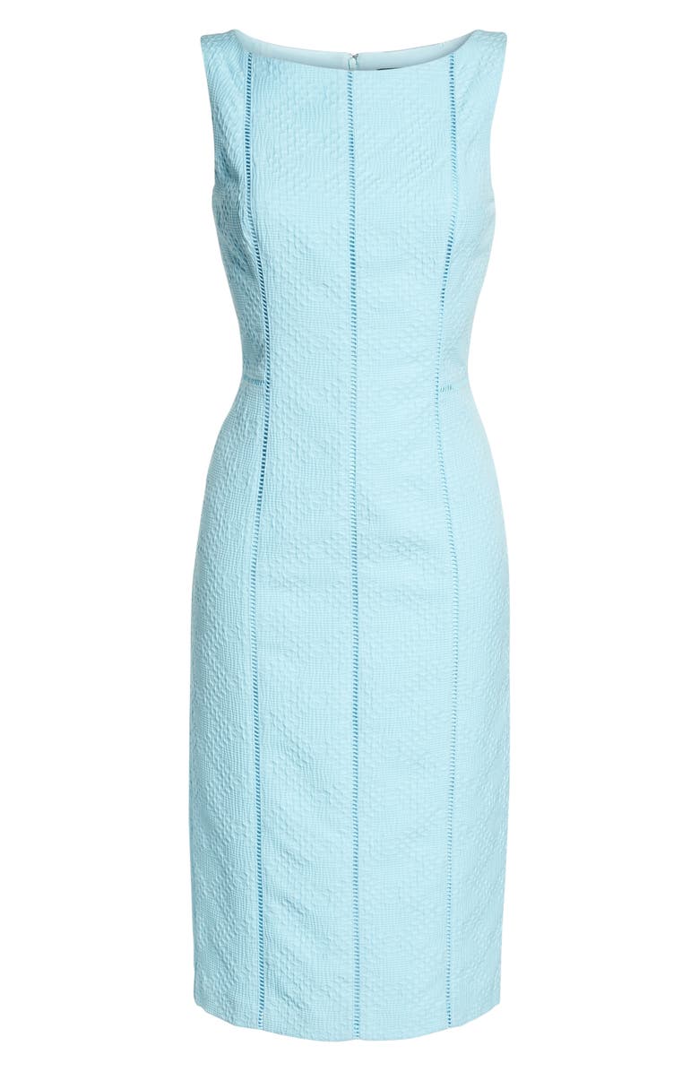 Maggy London Stretch Pique Sheath Dress, Alternate, color, 