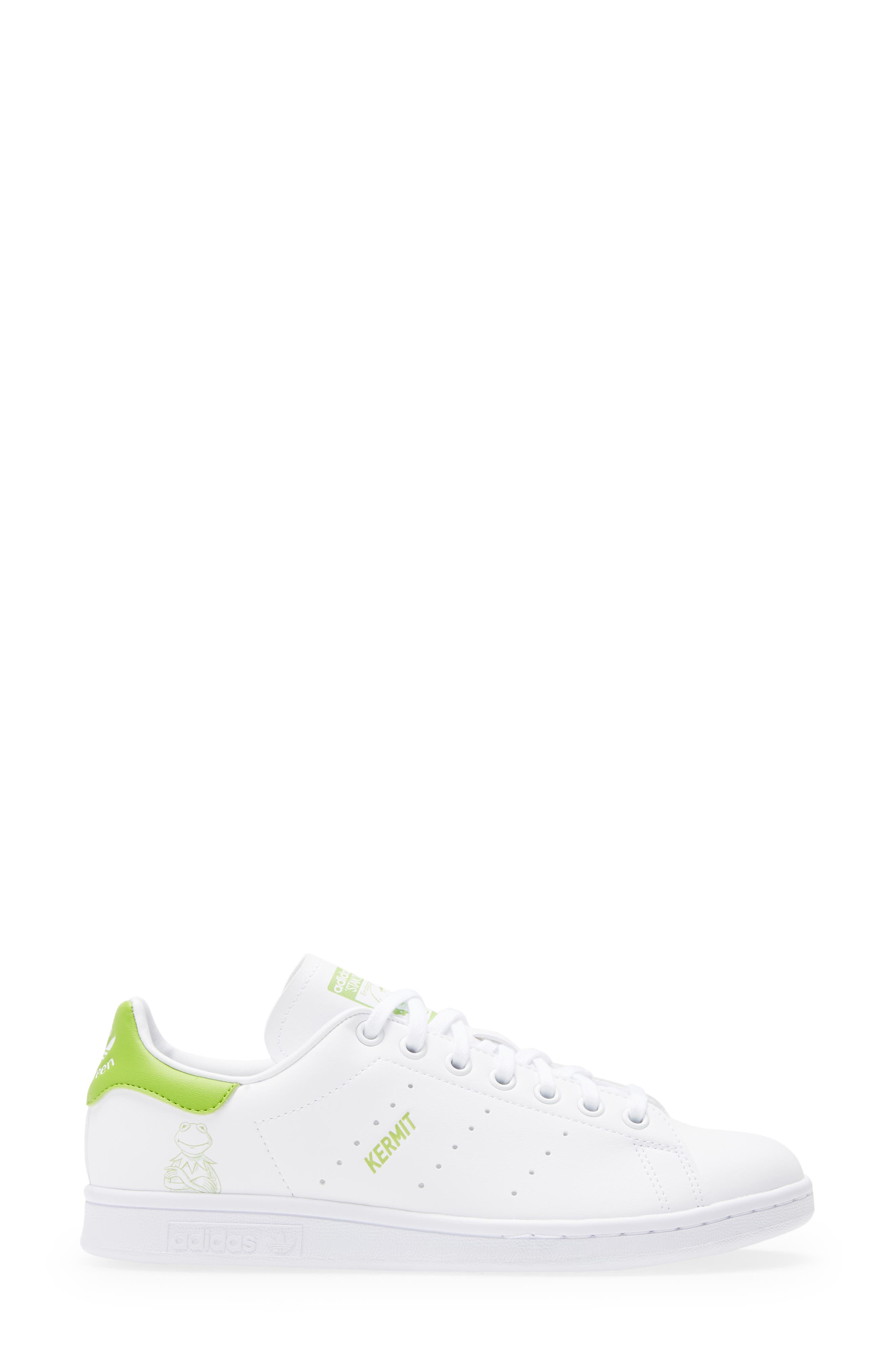 adidas x Disney Primegreen Stan Smith Kermit Sneaker, Alternate, color, 