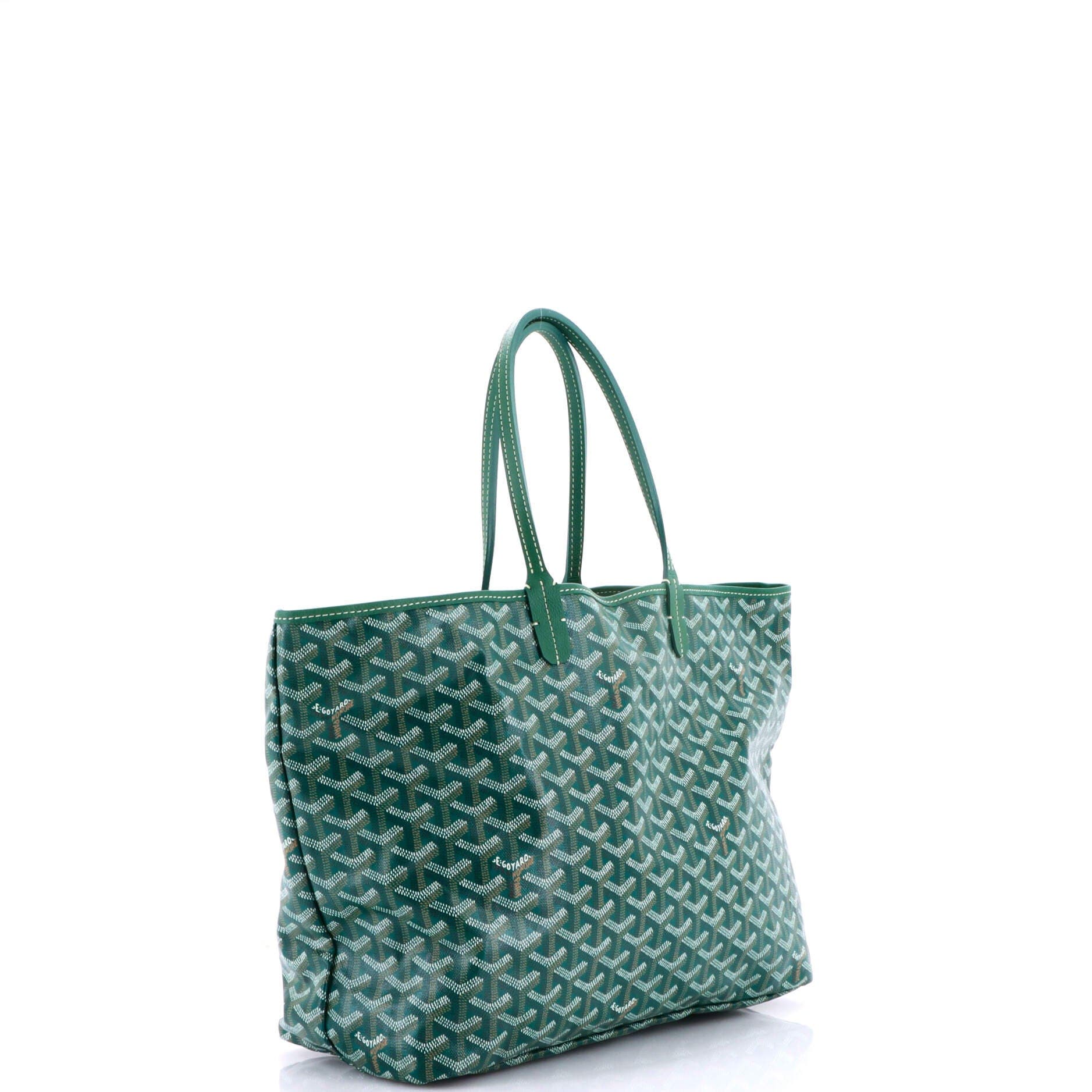 Pre-Owned Goyard Saint Louis Tote Coated Canvas PM, Alternate, color, Green