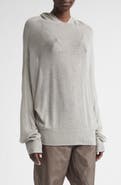 Rick Owens Hun Oversize Rib Cashmere Hoodie