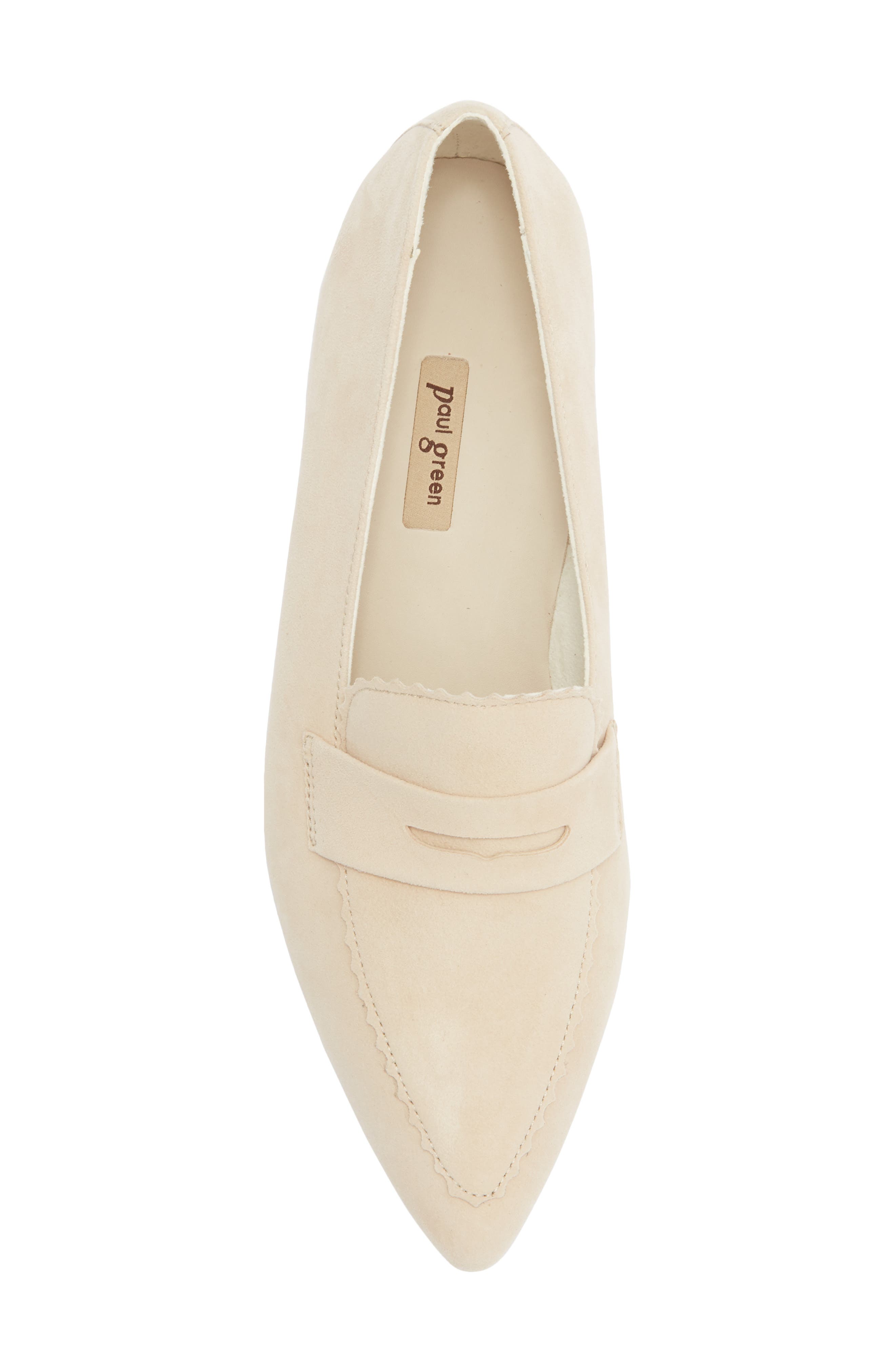 Paul Green Penny Loafer, Alternate, color, Biscuit Suede