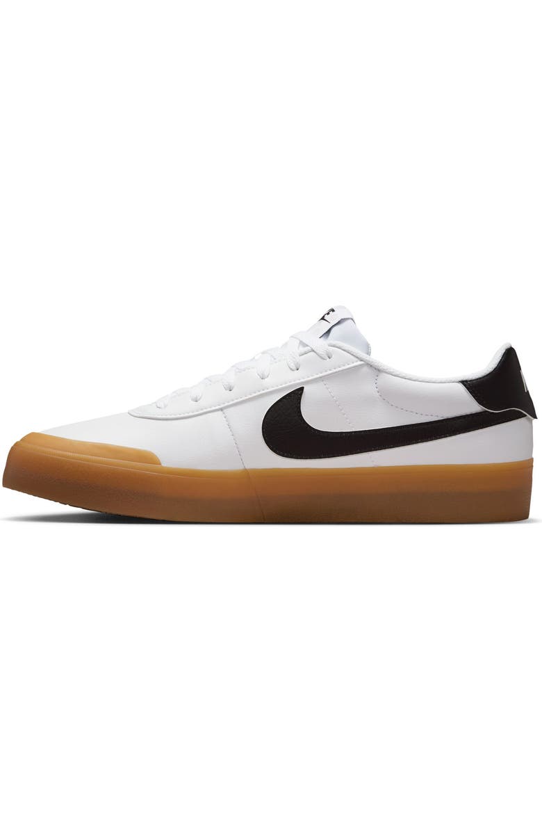 Nike Court Shot Low Top Sneaker, Alternate, color, White/ Gum Light Brown