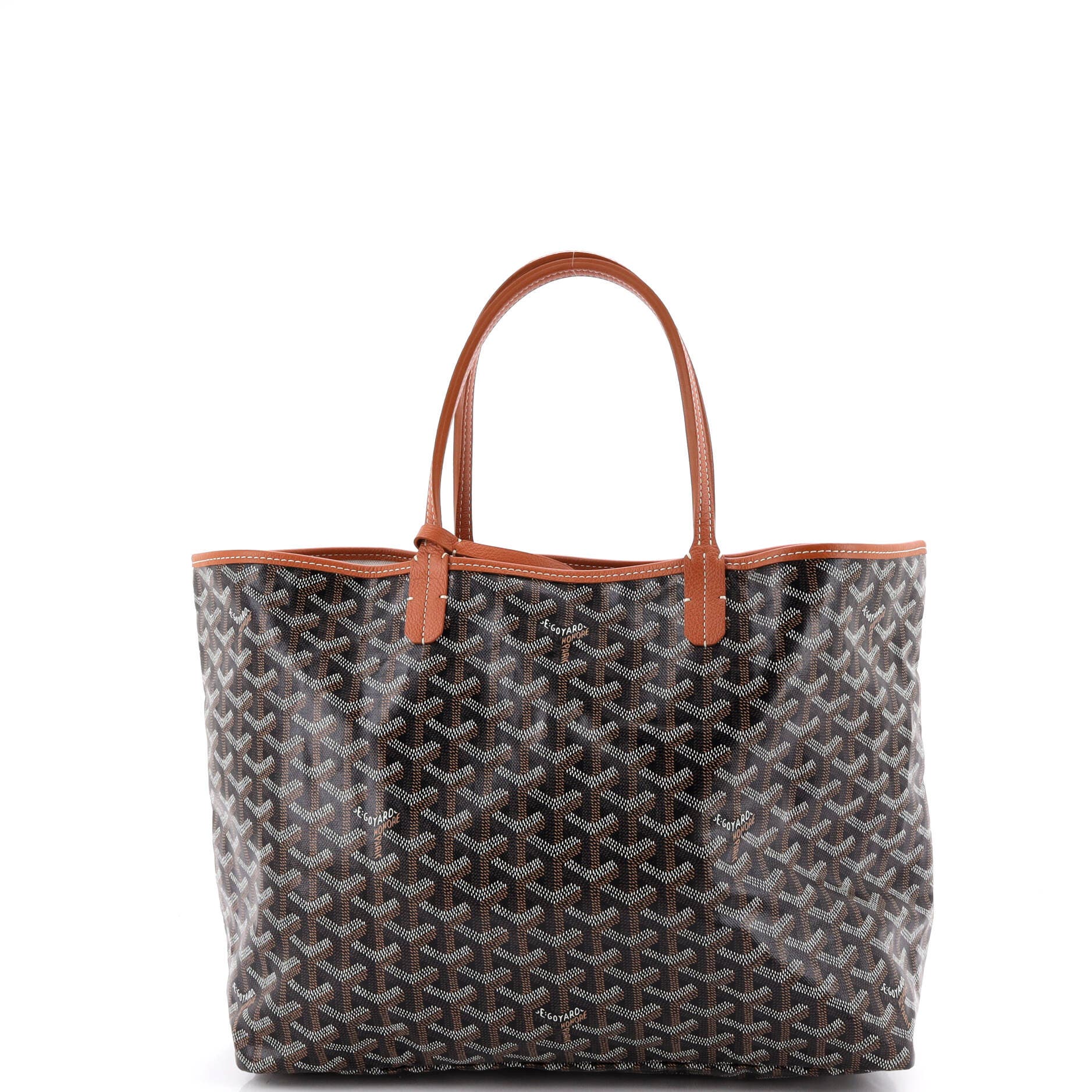 Saint Louis Tote Printed Coated Canvas PM, Alternate, color, Black