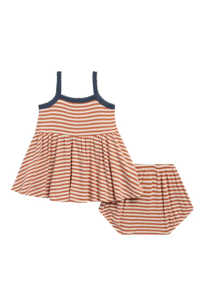 Lea Poppy Stripe Sleeveless Dress, Alternate, color, POPPY