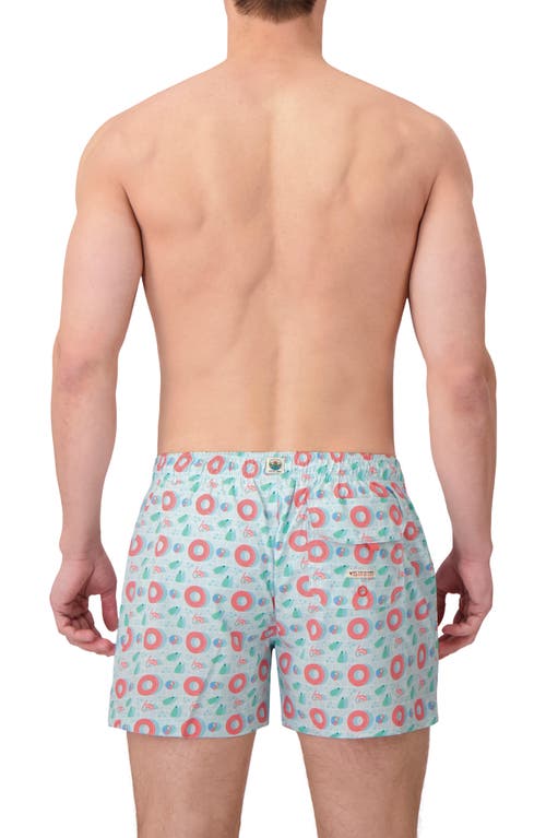 Sunset X Vine Print Swim Trunks