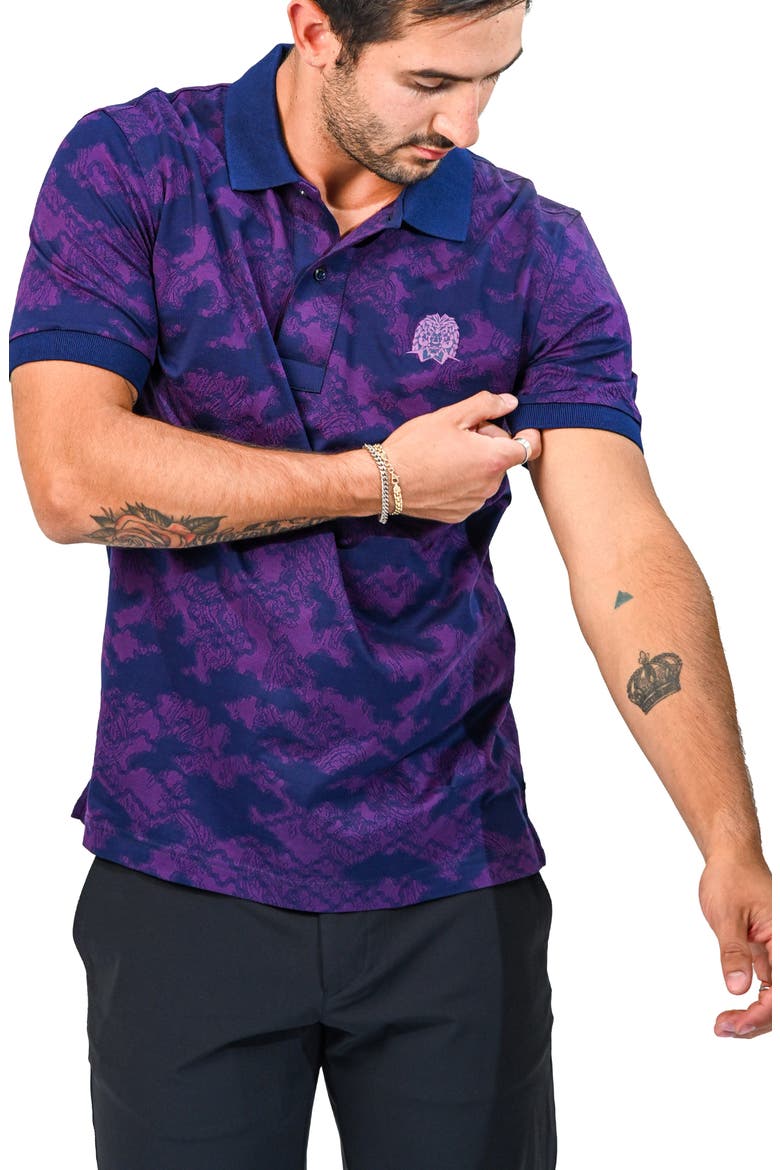 Mozart Triangle Polo, Alternate, color, PURPLE