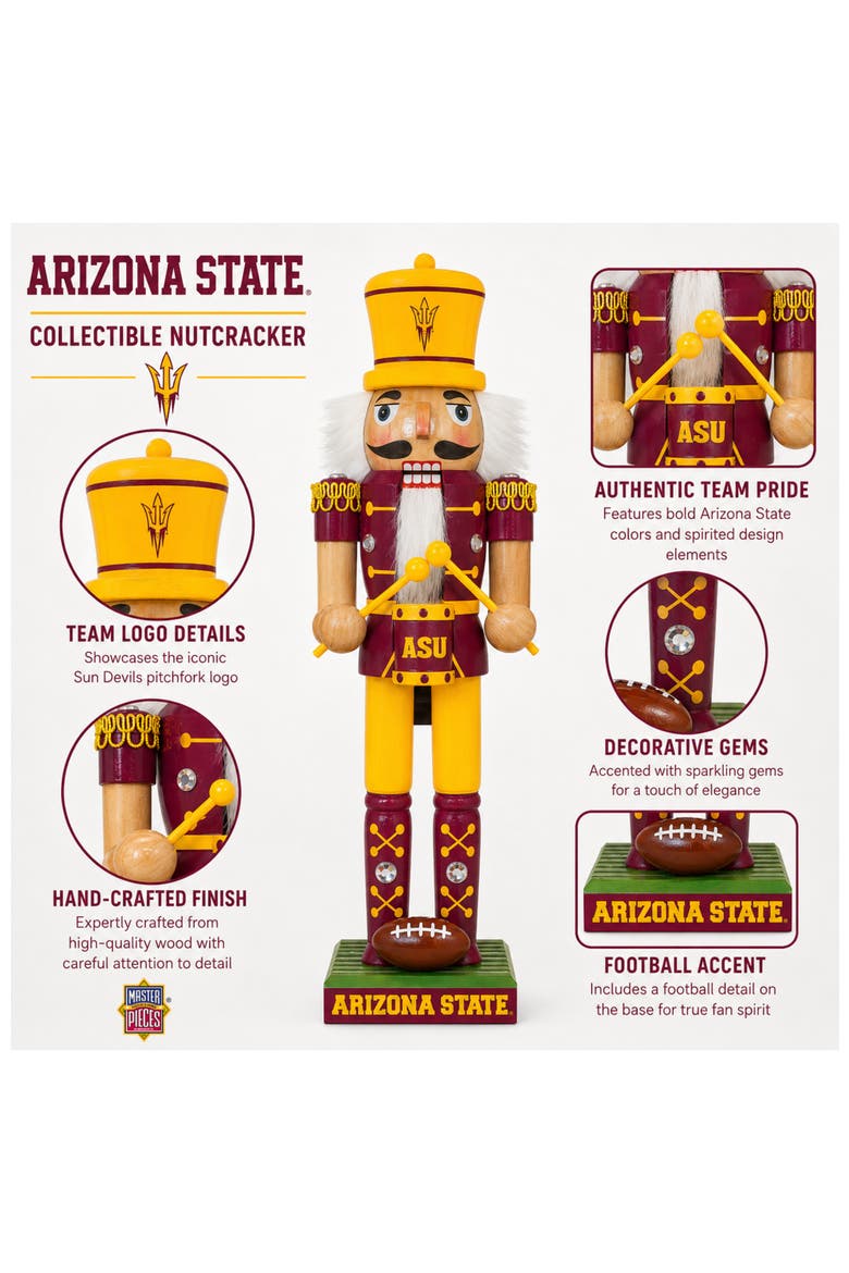 Arizona State Collectible Nutcracker, Alternate, color, Multicolor