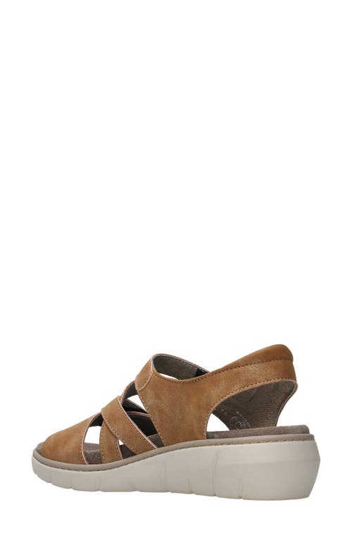 Wolky Ikaria Wedge Sandal In Tan Biocare