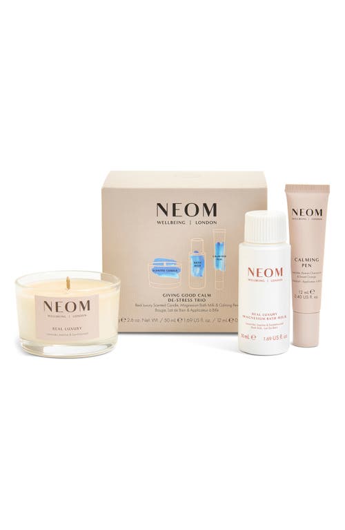 NEOM Wellbeing Giving Good Calm De-Stress Trio $55 Value  product
