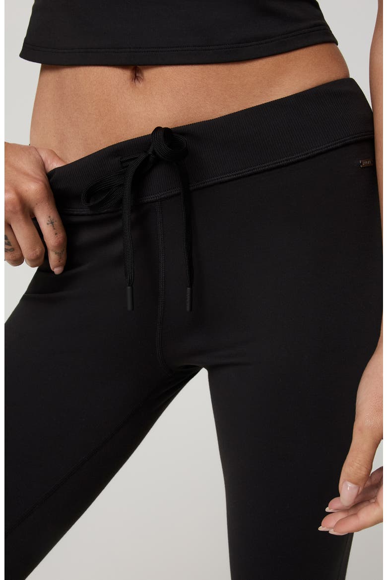 Halo Low Rise Performance Crop Pants, Alternate, color, SOLID BLACK