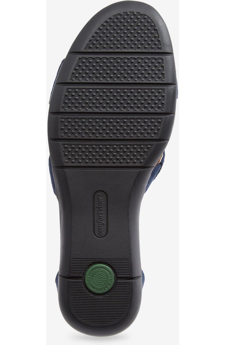 Comfortview The Carmella Sandal, Alternate, color, Navy