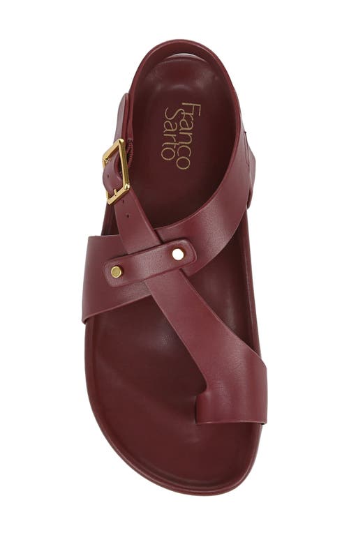 Franco Sarto Blair Ankle Strap Platform Sandal In Red