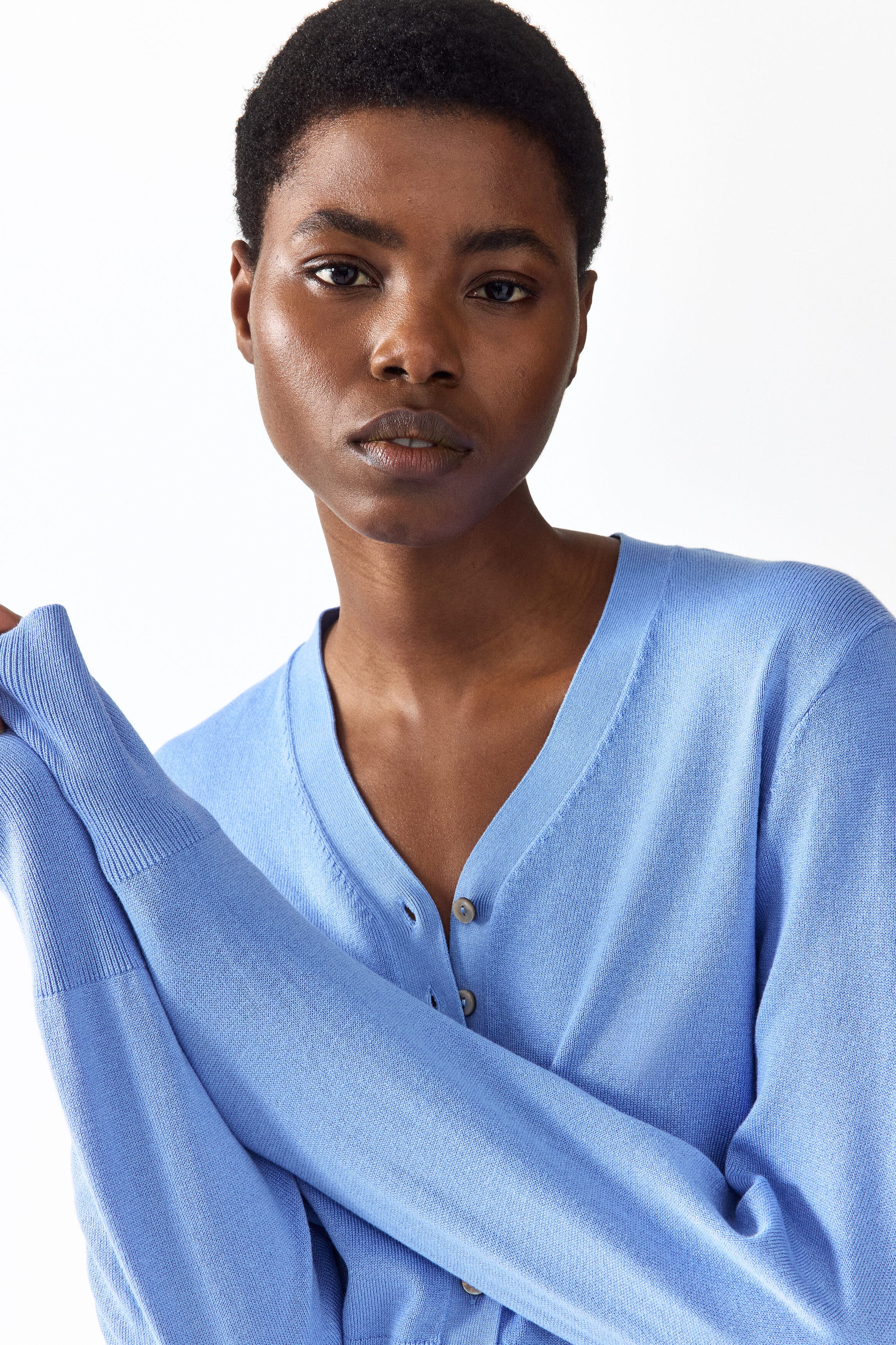 Fine-knit cardigan - image 4