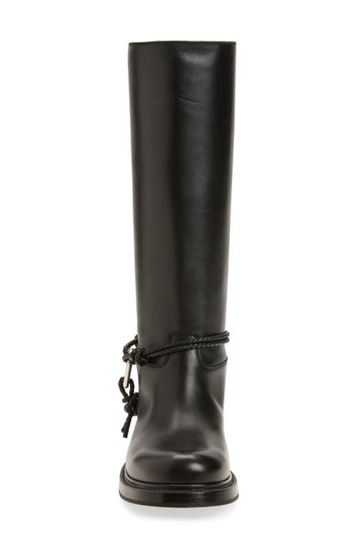 Bottega Veneta James Harness Riding Boot In Black
