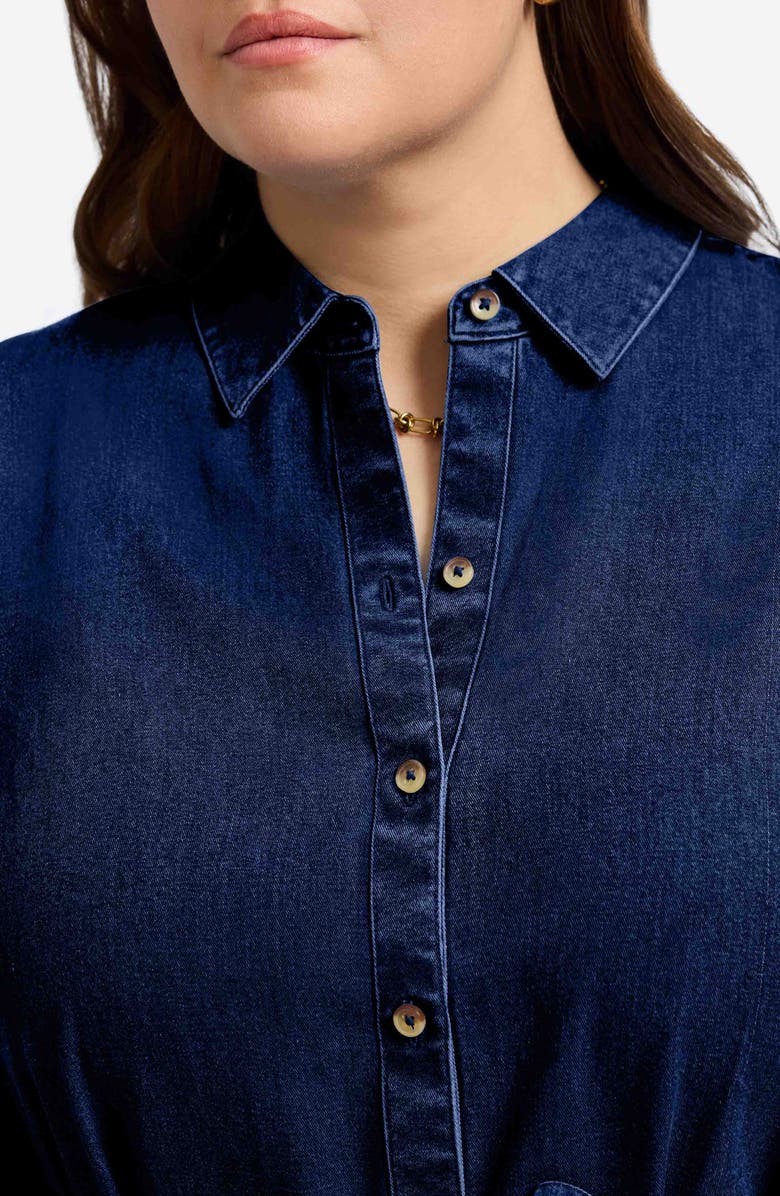 Foxcroft Ivy Denim Shirtdress, Alternate, color, 