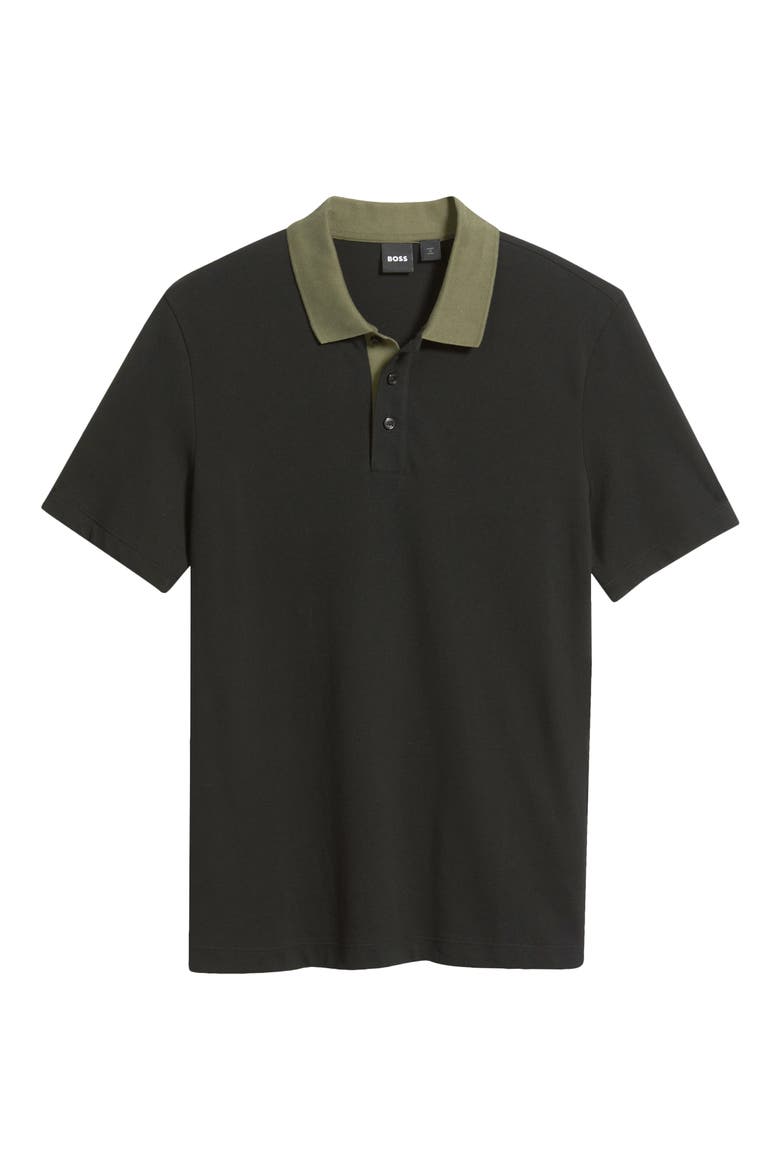 Parlay Cotton Polo, Main, color, BLACK