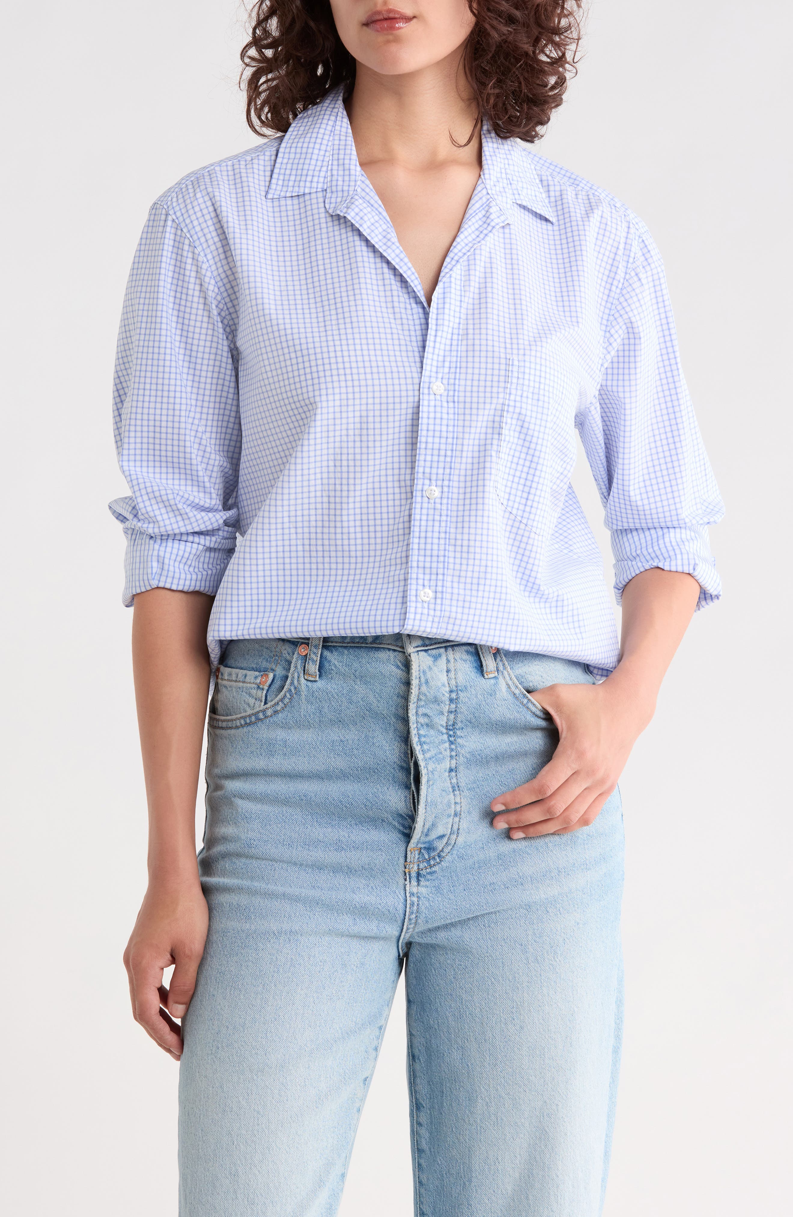selected BLUE WHITE CHECK