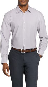 W.R.K Slim Fit Tile Print Performance Dress Shirt