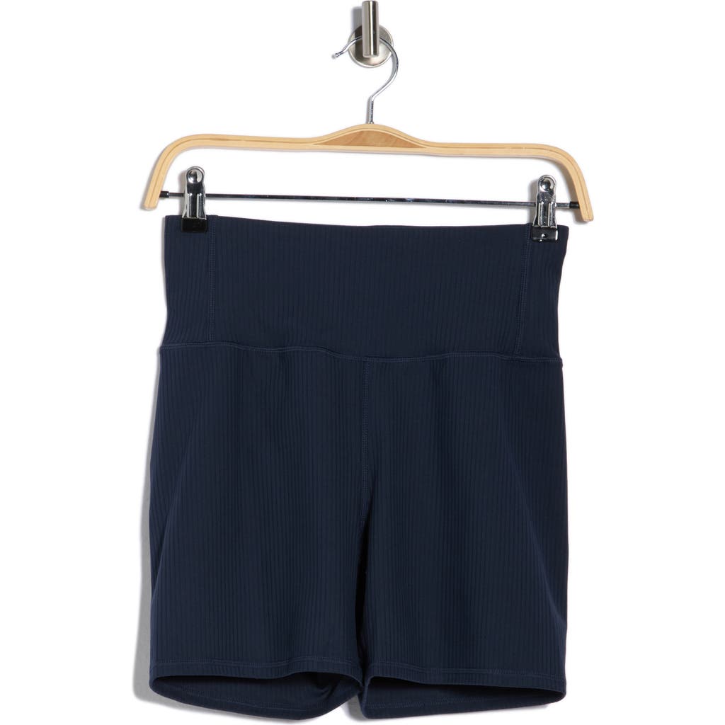 Balance Collection Piper 5-inch Ribbed Bike Shorts In Blue