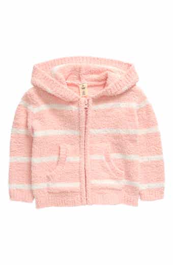 Stripe Bouclé Zip-Up Hoodie