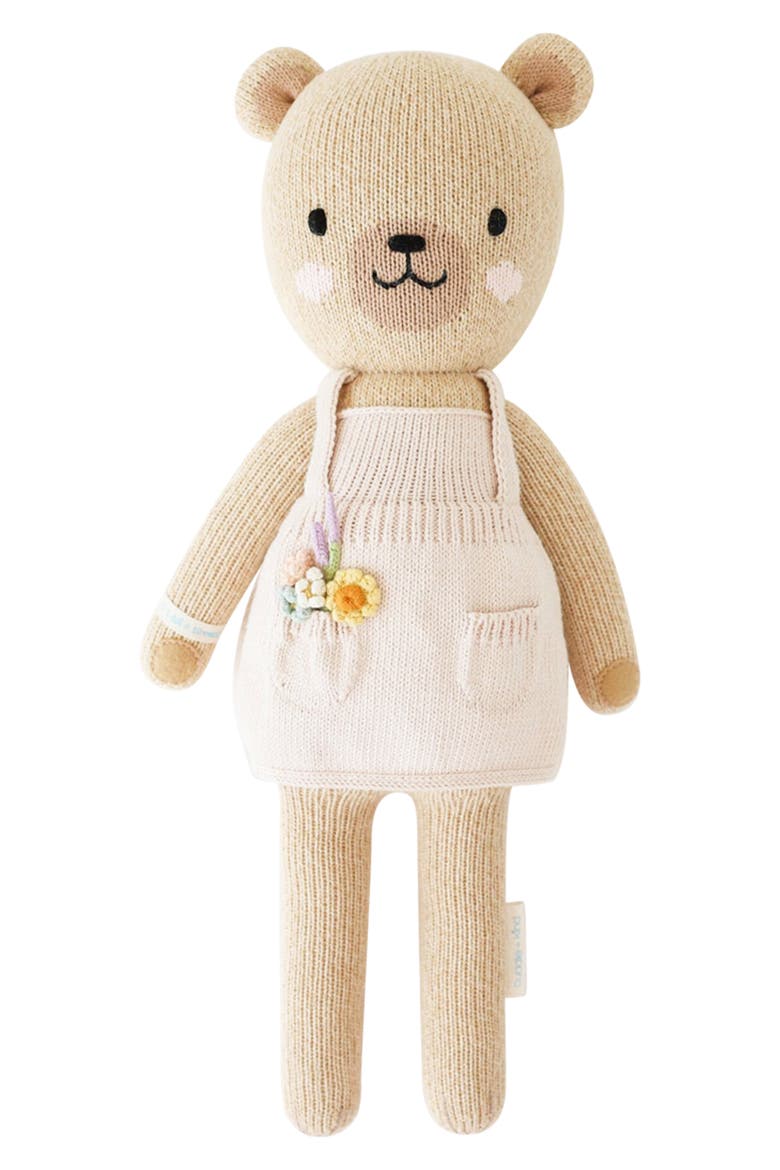 Little Goldie the Honey Bear Stuffed Animal, Main, color, PINK
