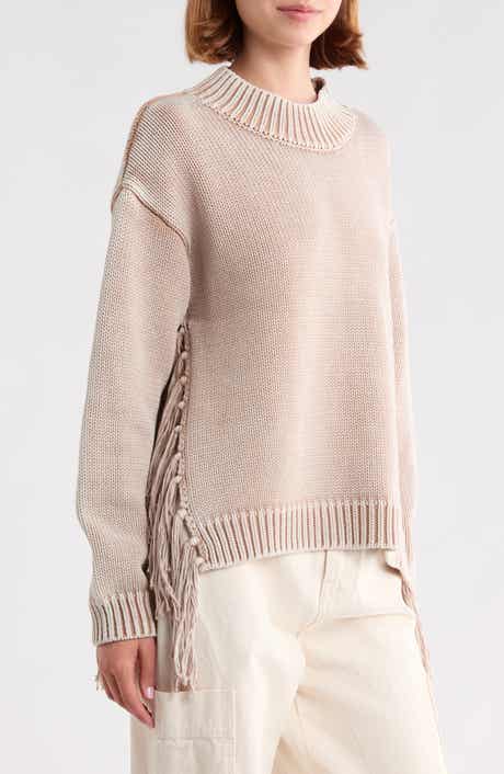 Houston Mock Neck Cotton Sweater