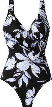 Miraclesuit® Fiore di Luna It's a Wrap One-Piece Swimsuit