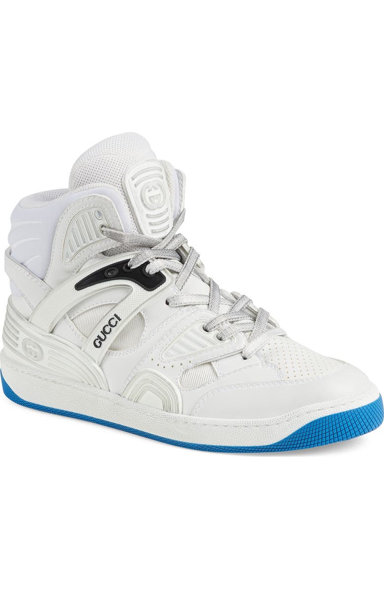 Gucci Basket High Top Sneaker, Main, color,