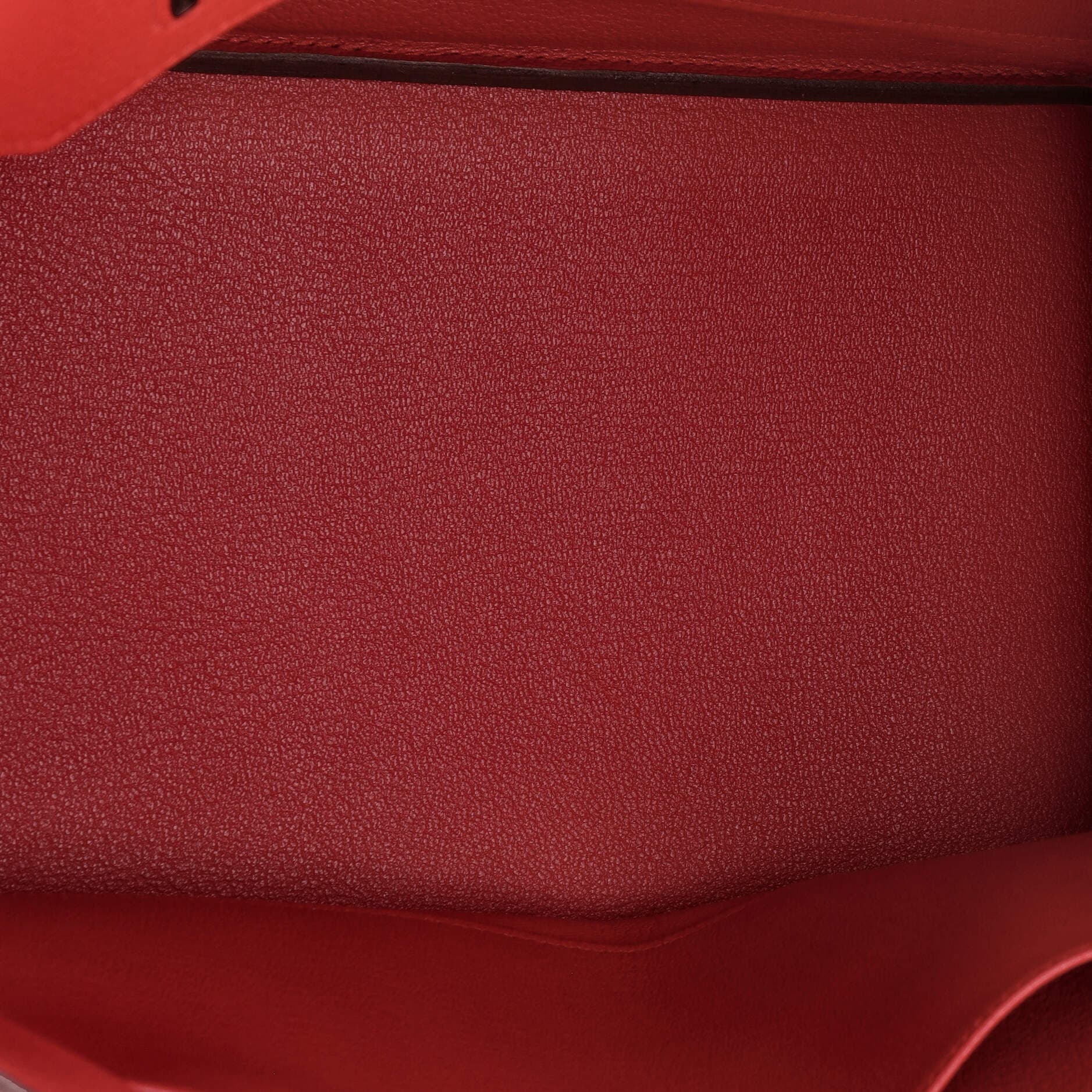 Pre-Owned Hermes Birkin Handbag Red Clemence with Palladium Hardware 35, Alternate, color, 