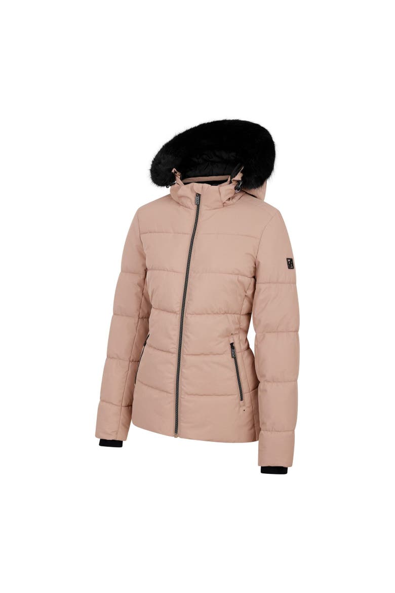 Glamorize V Ski Jacket, Alternate, color, Cashmere