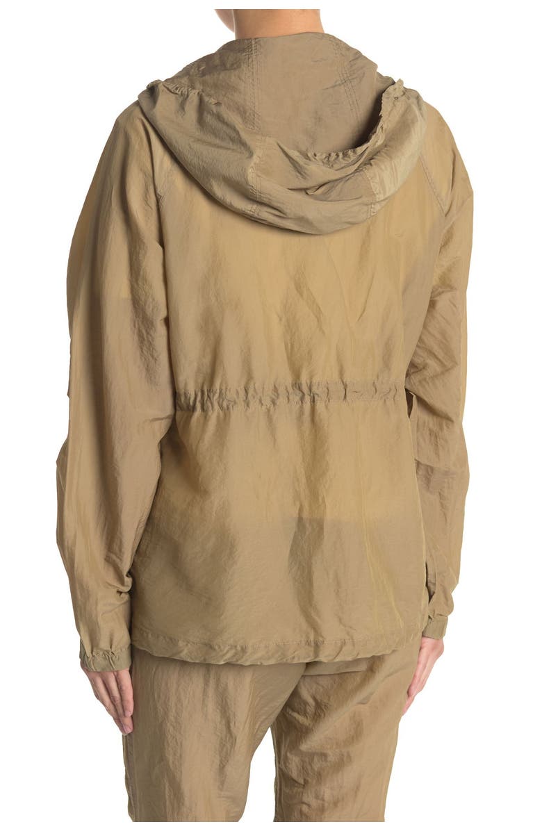 John Elliott Silk Hooded Zip Jacket, Alternate, color, 