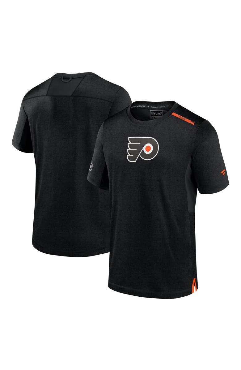 FANATICS Men's Fanatics Black Philadelphia Flyers Authentic Pro Performance T-Shirt, Main, color, Black
