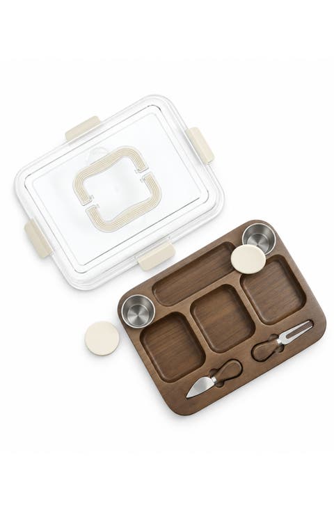 8-Piece 4-Section Magnetic Charcuterie Set