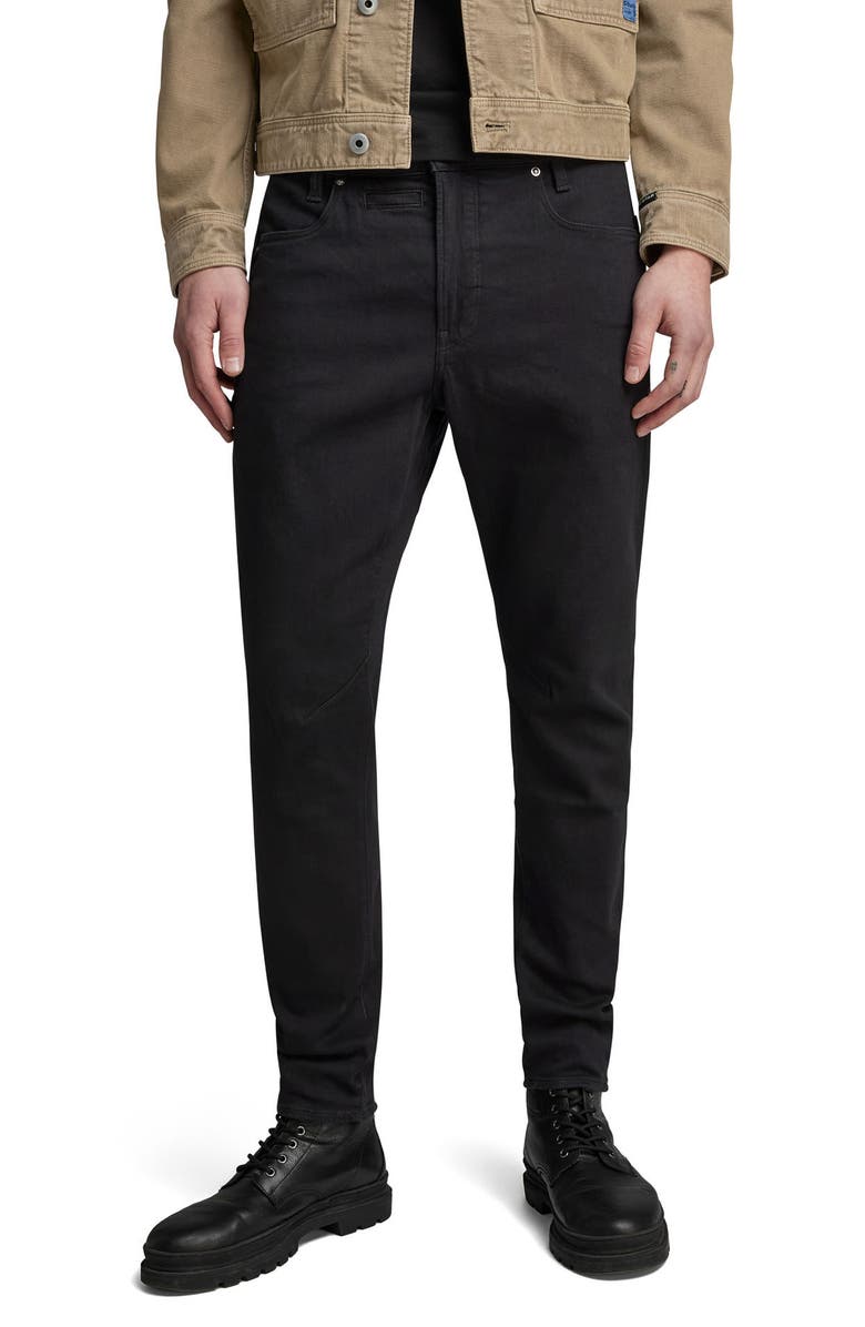 G-STAR D-Staq Slim Fit Jeans, Main, color, Pitch Black
