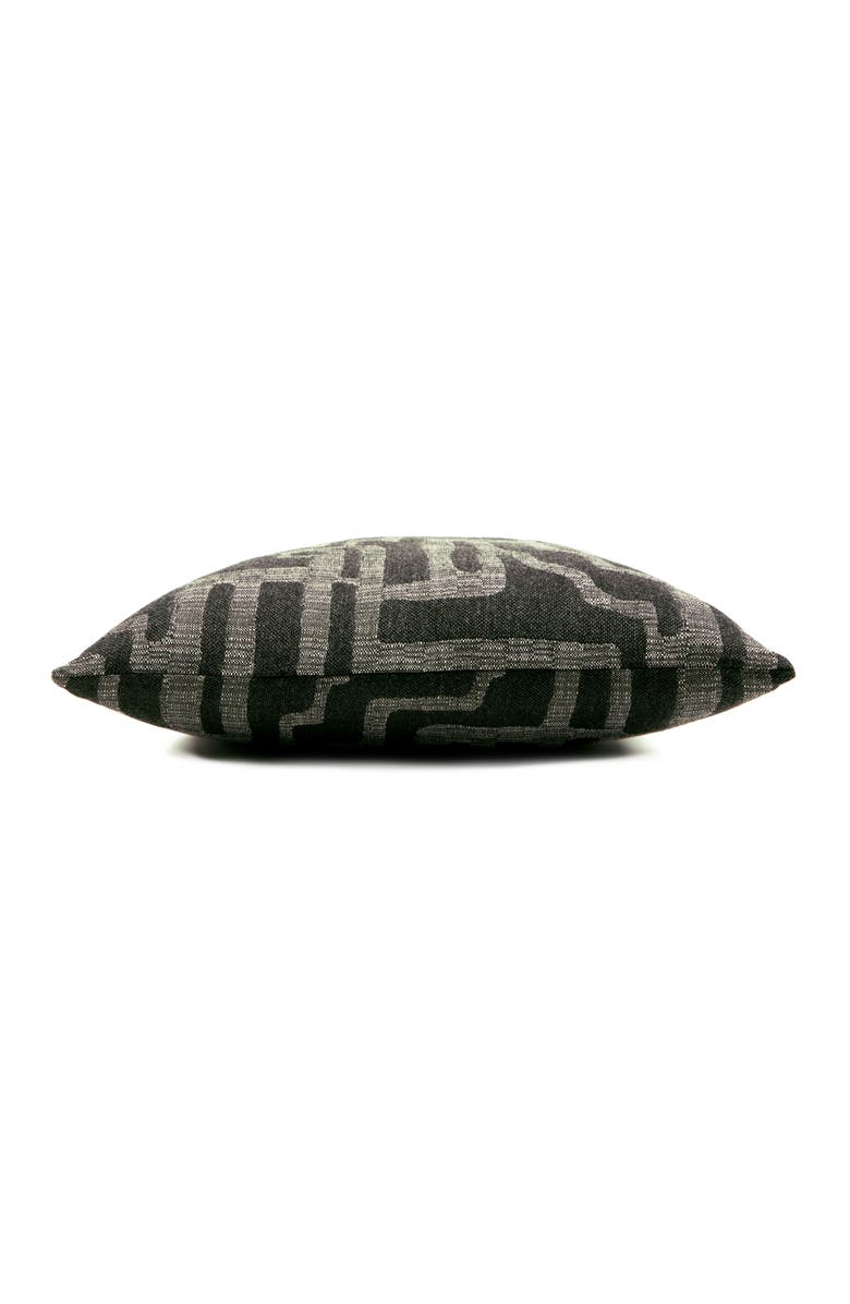 Elaine Smith Noble Indoor & Outdoor Woven Accent Pillow, Alternate, color, Charcoal