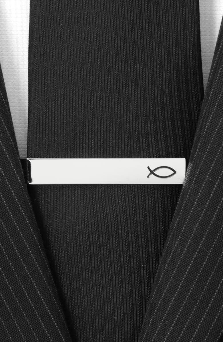 Cufflinks, Inc. Come Follow Me Tie Bar, Alternate, color, Silver