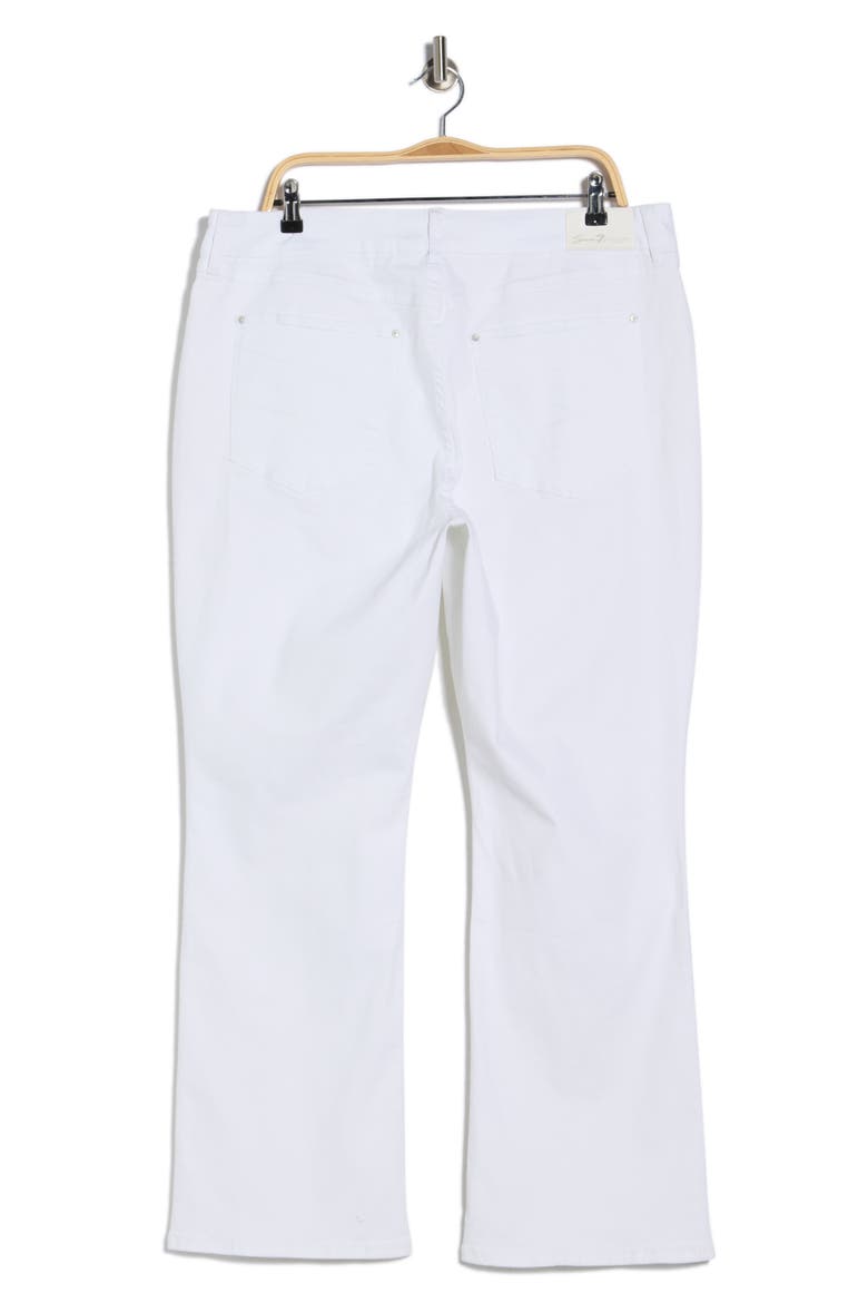 Tummyless Bootcut Jeans, Alternate, color, WHITE