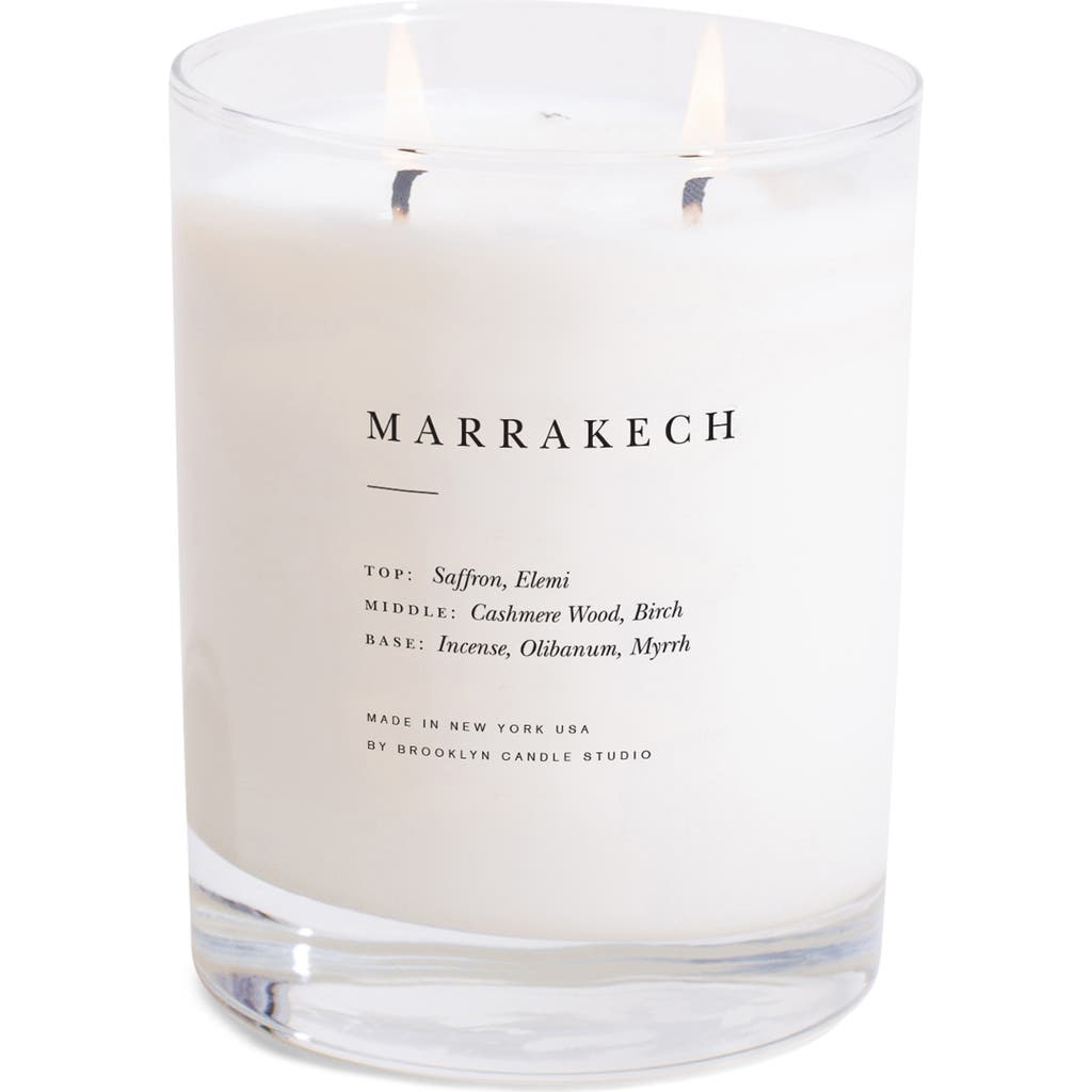 Brooklyn Candle Studio Marrakech Classic Two-wick Candle In Transparent