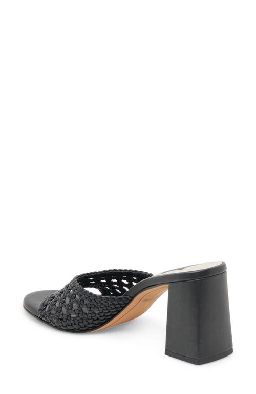 Dolce Vita Margoe Heels Black Woven Stella In Black
