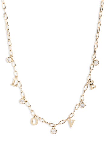 NADRI NADRI LOVE SHAKY CHARM NECKLACE 