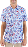 Kenny Flowers The Red, White & Bloom - Golf Shirt