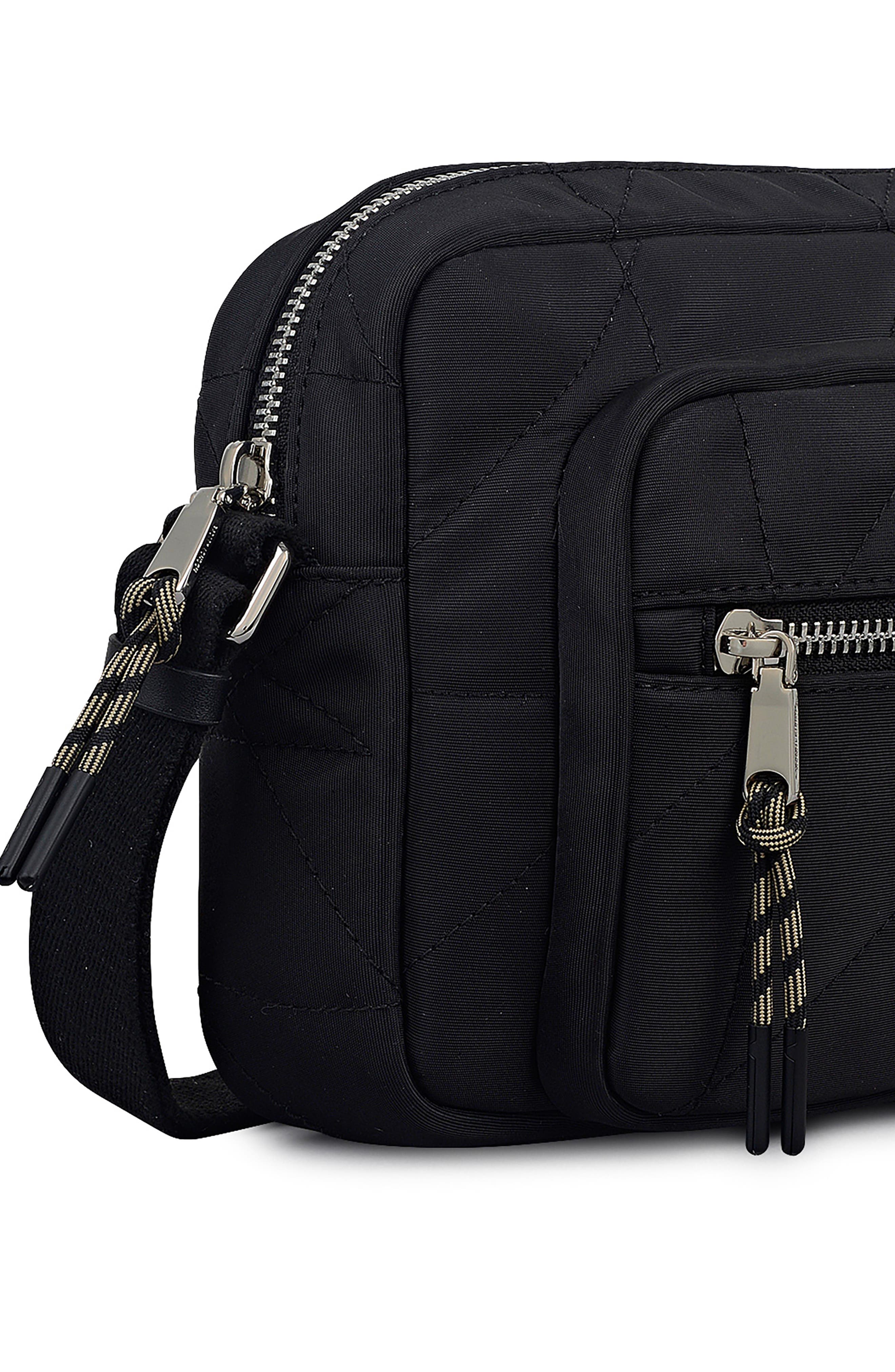 Danesfield Mews Recycled Polyester Crossbody Bag, Alternate, color, BLACK