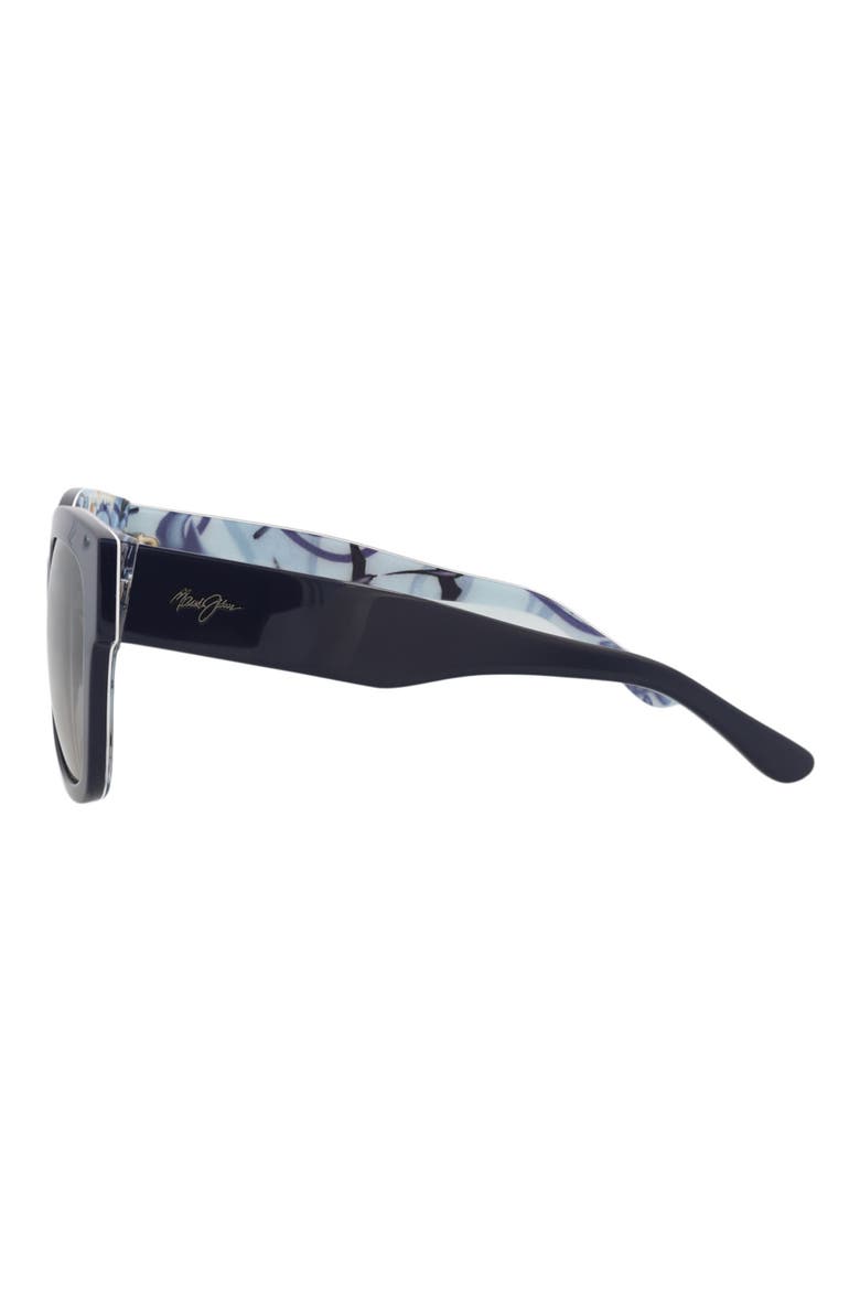 54mm Square Sunglasses, Alternate, color, NAVY NAVY GREY