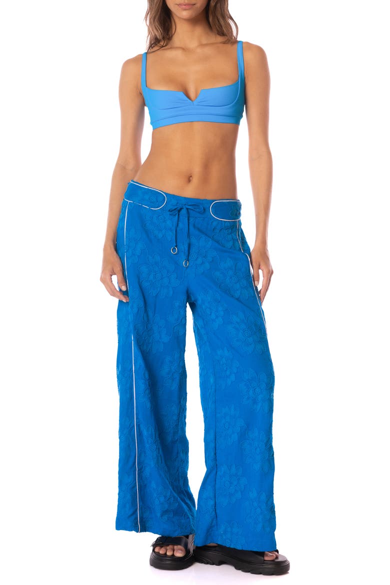 Cecil Cover-Up Pants, Main, color, BRIGHT BLUE