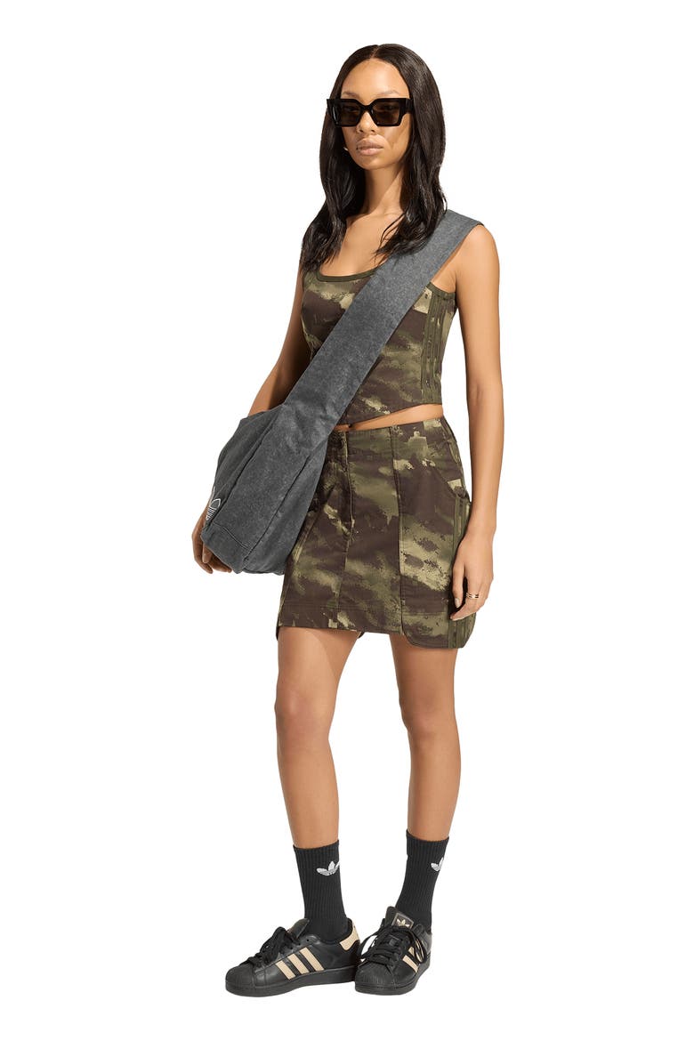 Camo Cargo Miniskirt, Alternate, color, MULTICOLOR/ NIGHT CARGO